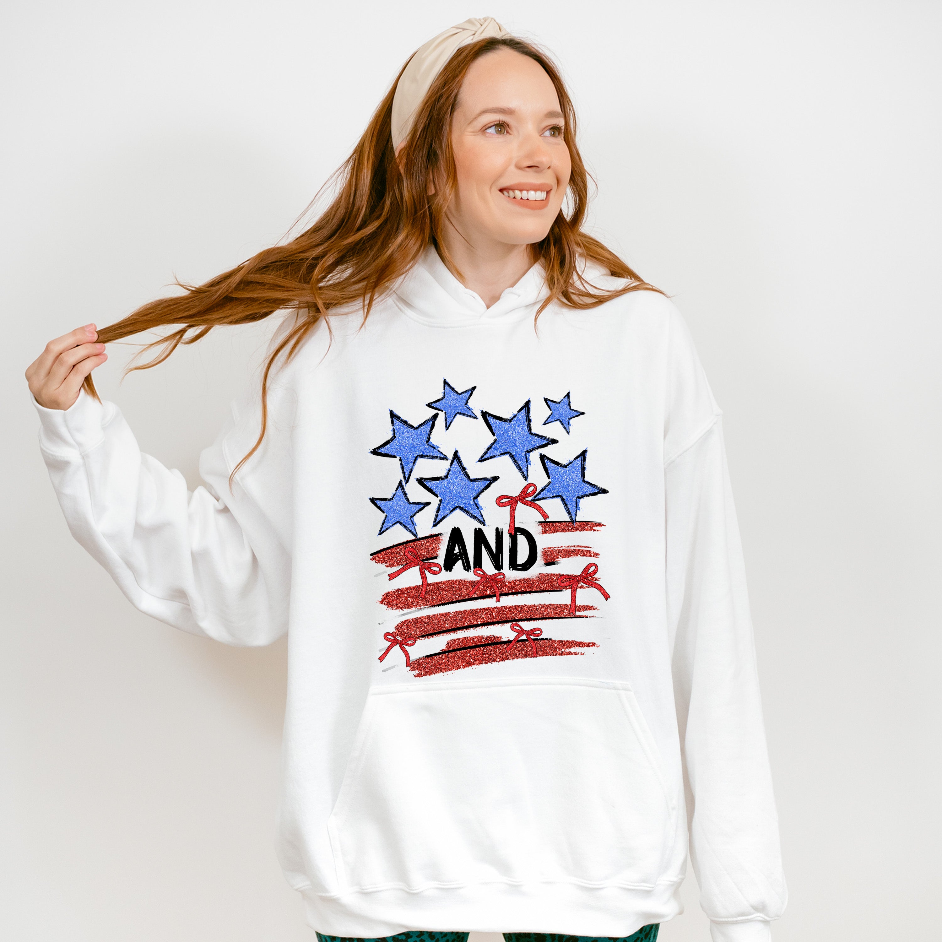 Stars And Stripes Red &amp; Blue - 4th Of July Unisex Crewneck T-Shirt Sweatshirt Hoodie