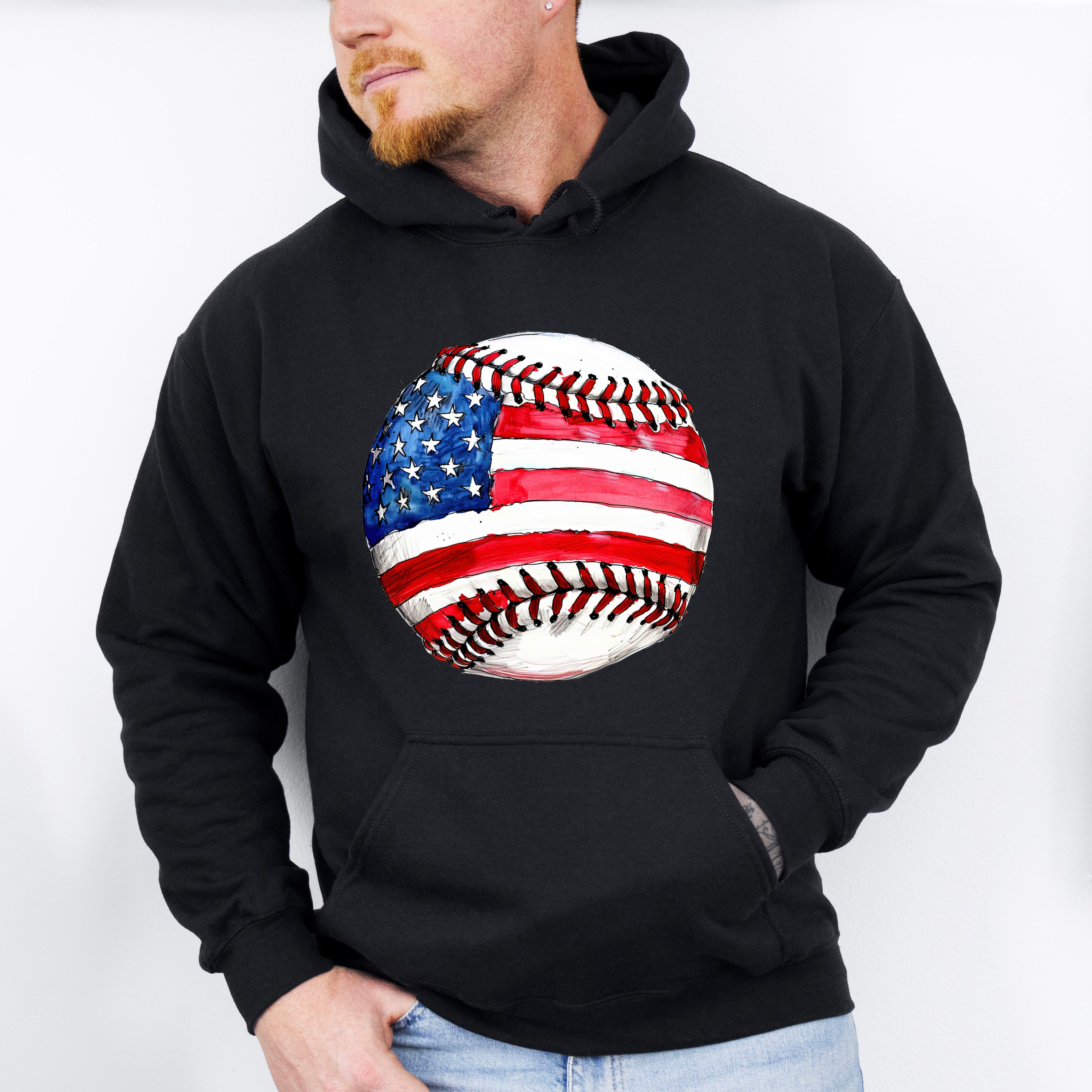 US Baseball - 4th Of July Unisex Crewneck T-Shirt Sweatshirt Hoodie