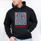 America Cherry Ribbons - 4th Of July Unisex Crewneck T-Shirt Sweatshirt Hoodie