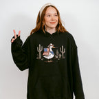 Duck Carrying US Flag - 4th Of July Unisex Crewneck T-Shirt Sweatshirt Hoodie