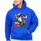 Frog Ice Cold Beer - 4th Of July Unisex Crewneck T-Shirt Sweatshirt Hoodie