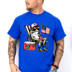 Frog Ice Cold Beer - 4th Of July Unisex Crewneck T-Shirt Sweatshirt Hoodie