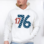 17 76 Red & Blue - 4th Of July Unisex Crewneck T-Shirt Sweatshirt Hoodie