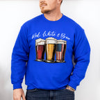 Red White & Brew - 4th Of July Unisex Crewneck T-Shirt Sweatshirt Hoodie