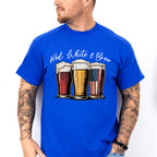 Red White & Brew - 4th Of July Unisex Crewneck T-Shirt Sweatshirt Hoodie