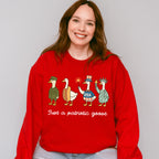 Just A Patriotic Goose - 4th Of July Unisex Crewneck T-Shirt Sweatshirt Hoodie