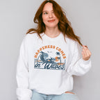 Happiness Comes In Waves Design - Surfing Theme Unisex Crewneck T-Shirt Sweatshirt Hoodie