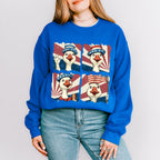 Happy Goose US Flag - 4th Of July Unisex Crewneck T-Shirt Sweatshirt Hoodie