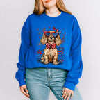 Spaniel And Fireworks - 4th Of July Unisex Crewneck T-Shirt Sweatshirt Hoodie