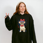 Dog And Fireworks - 4th Of July Unisex Crewneck T-Shirt Sweatshirt Hoodie