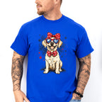 Dog And Fireworks - 4th Of July Unisex Crewneck T-Shirt Sweatshirt Hoodie