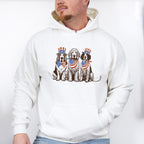 US Bandanas And Hats Dogs - 4th Of July Unisex Crewneck T-Shirt Sweatshirt Hoodie