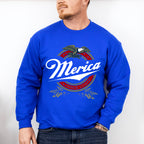 Merica Since 1776 Eagle Design - 4th Of July Unisex Crewneck T-Shirt Sweatshirt Hoodie