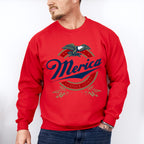 Merica Since 1776 Eagle Design - 4th Of July Unisex Crewneck T-Shirt Sweatshirt Hoodie