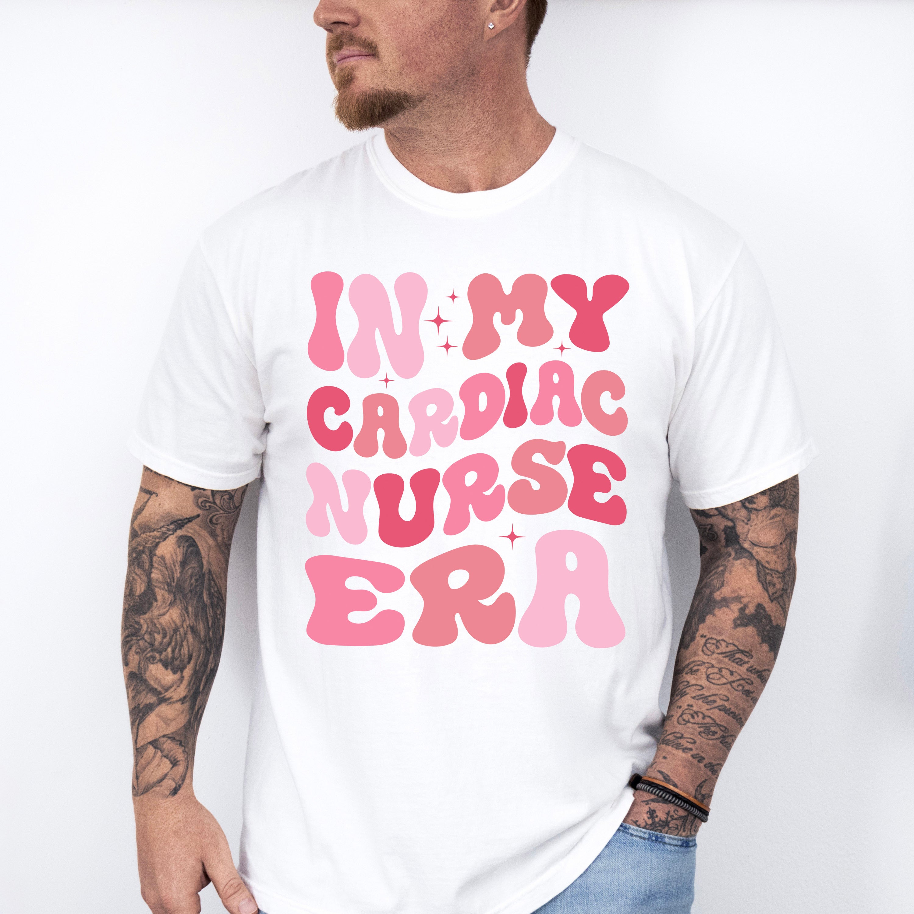 In My Cardiac Nurse Era - Cardiac Nurse Unisex Crewneck T-Shirt Sweatshirt Hoodie