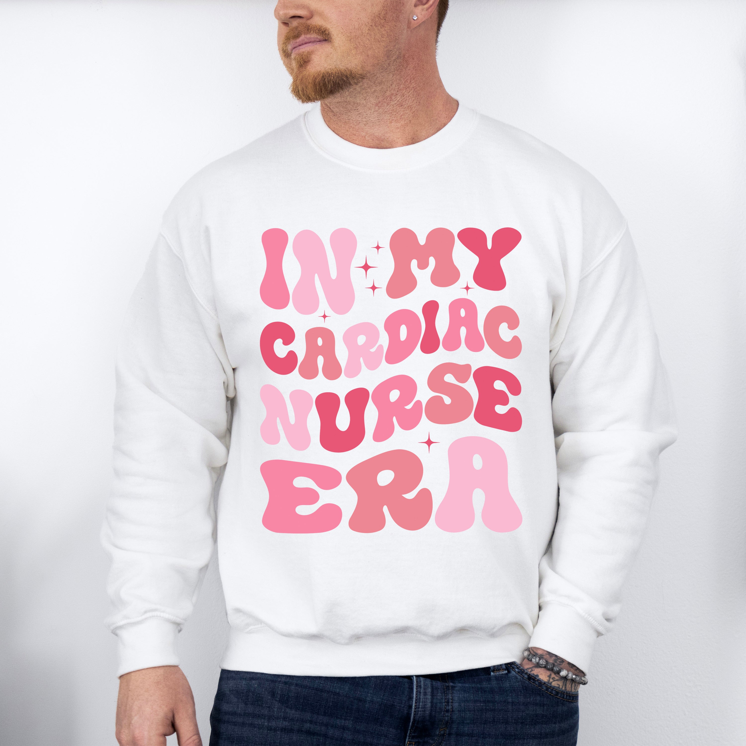 In My Cardiac Nurse Era - Cardiac Nurse Unisex Crewneck T-Shirt Sweatshirt Hoodie