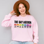 The Gay Agenda, Days Of The Week - Gay Unisex Crewneck T-Shirt Sweatshirt Hoodie