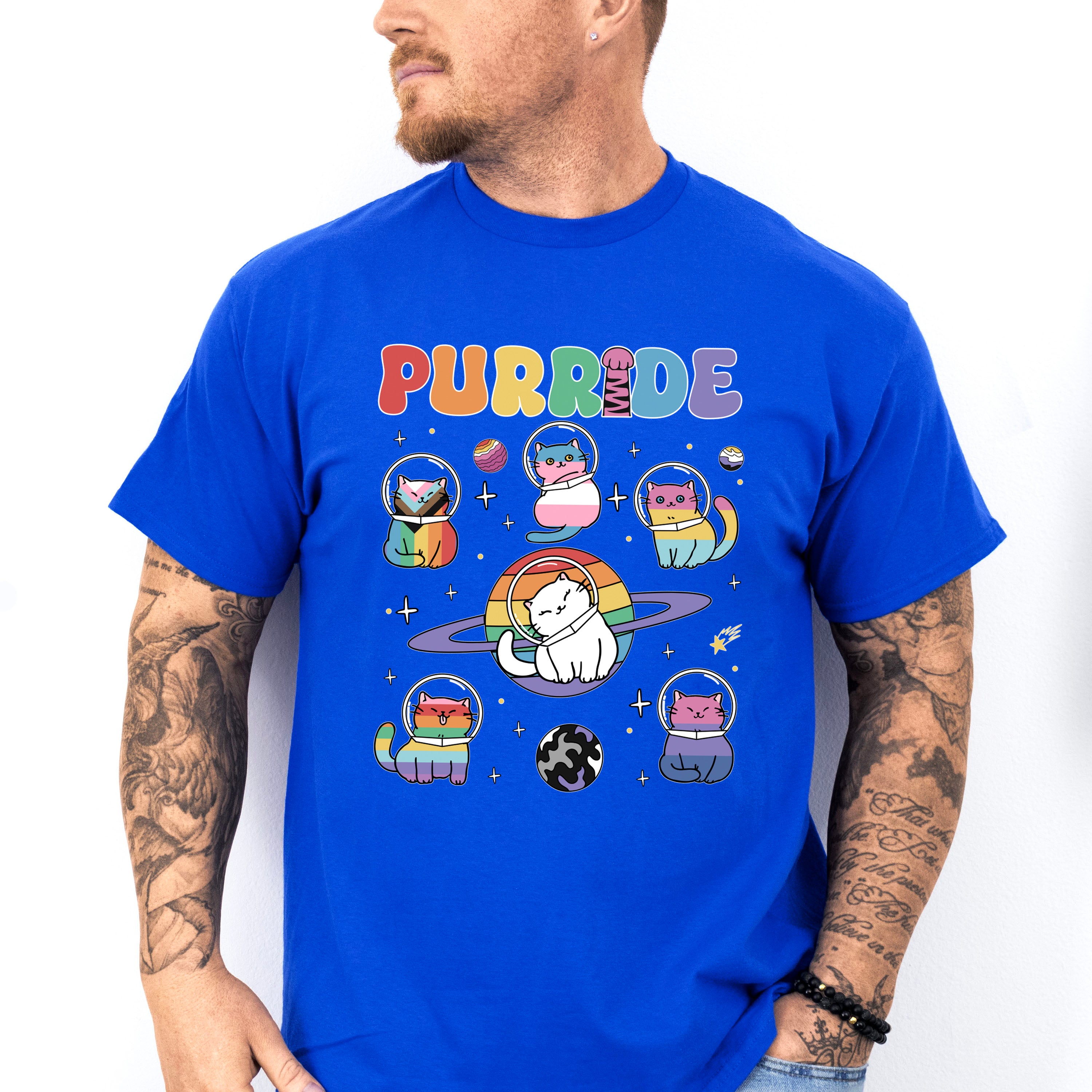 Purride Cats - Gay Unisex Crewneck T-Shirt Sweatshirt Hoodie