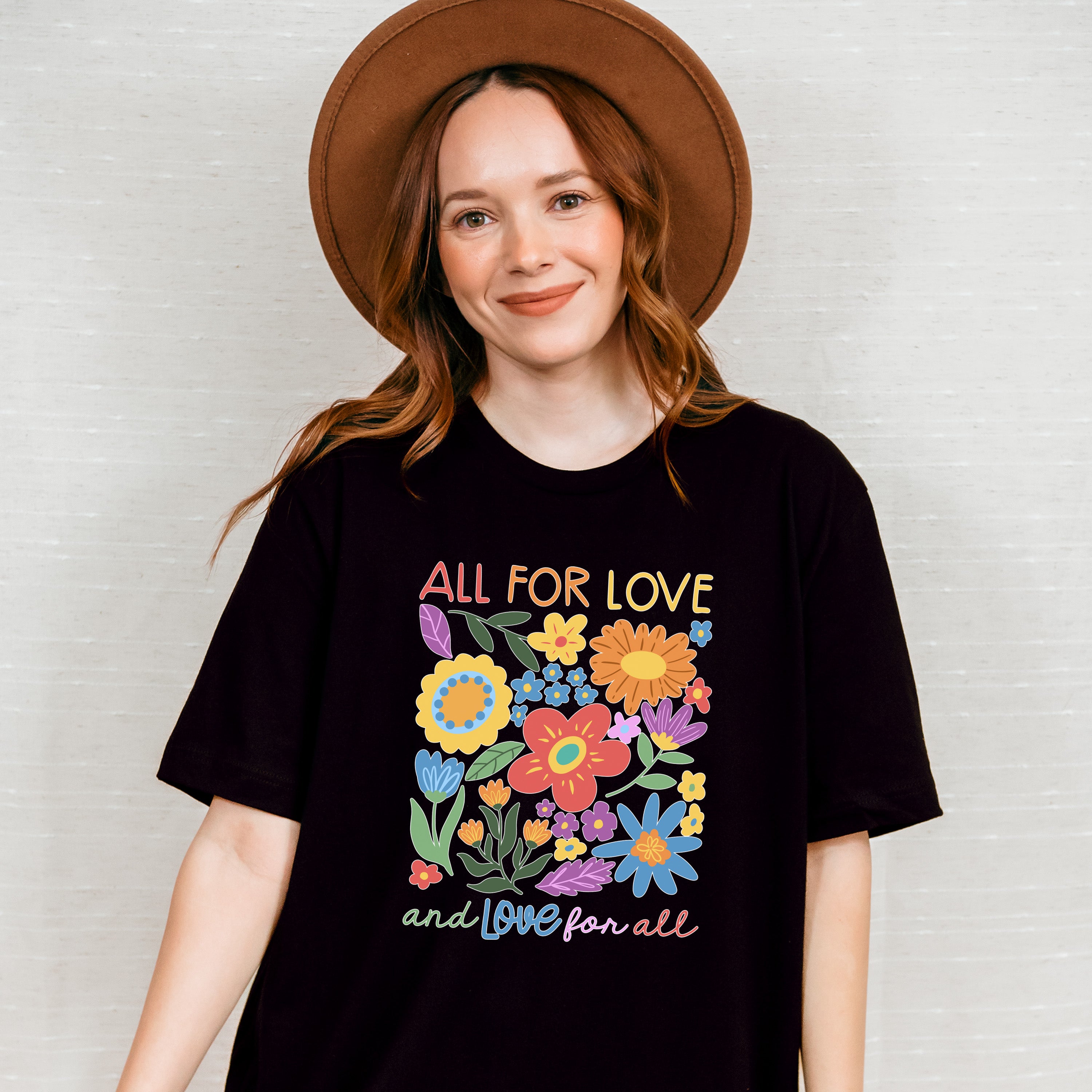 All For Love And Love For All - Gay Unisex Crewneck T-Shirt Sweatshirt Hoodie