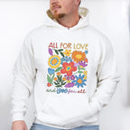 All For Love And Love For All - Gay Unisex Crewneck T-Shirt Sweatshirt Hoodie