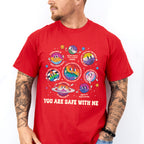 You Are Safe With Me - Gay Unisex Crewneck T-Shirt Sweatshirt Hoodie