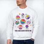 You Are Safe With Me - Gay Unisex Crewneck T-Shirt Sweatshirt Hoodie