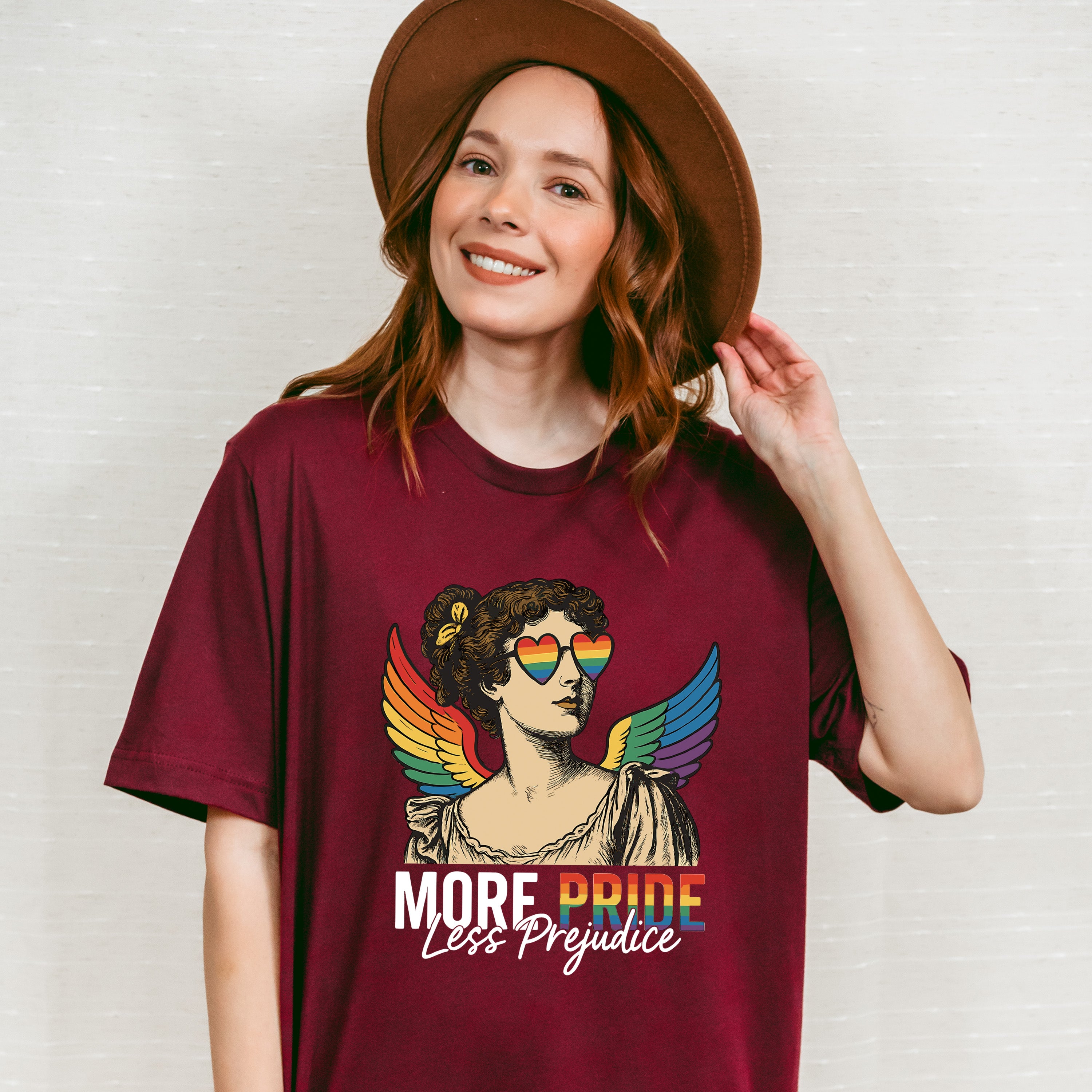 More Pride Less Prejudice - Gay Unisex Crewneck T-Shirt Sweatshirt Hoodie