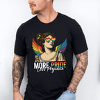 More Pride Less Prejudice - Gay Unisex Crewneck T-Shirt Sweatshirt Hoodie