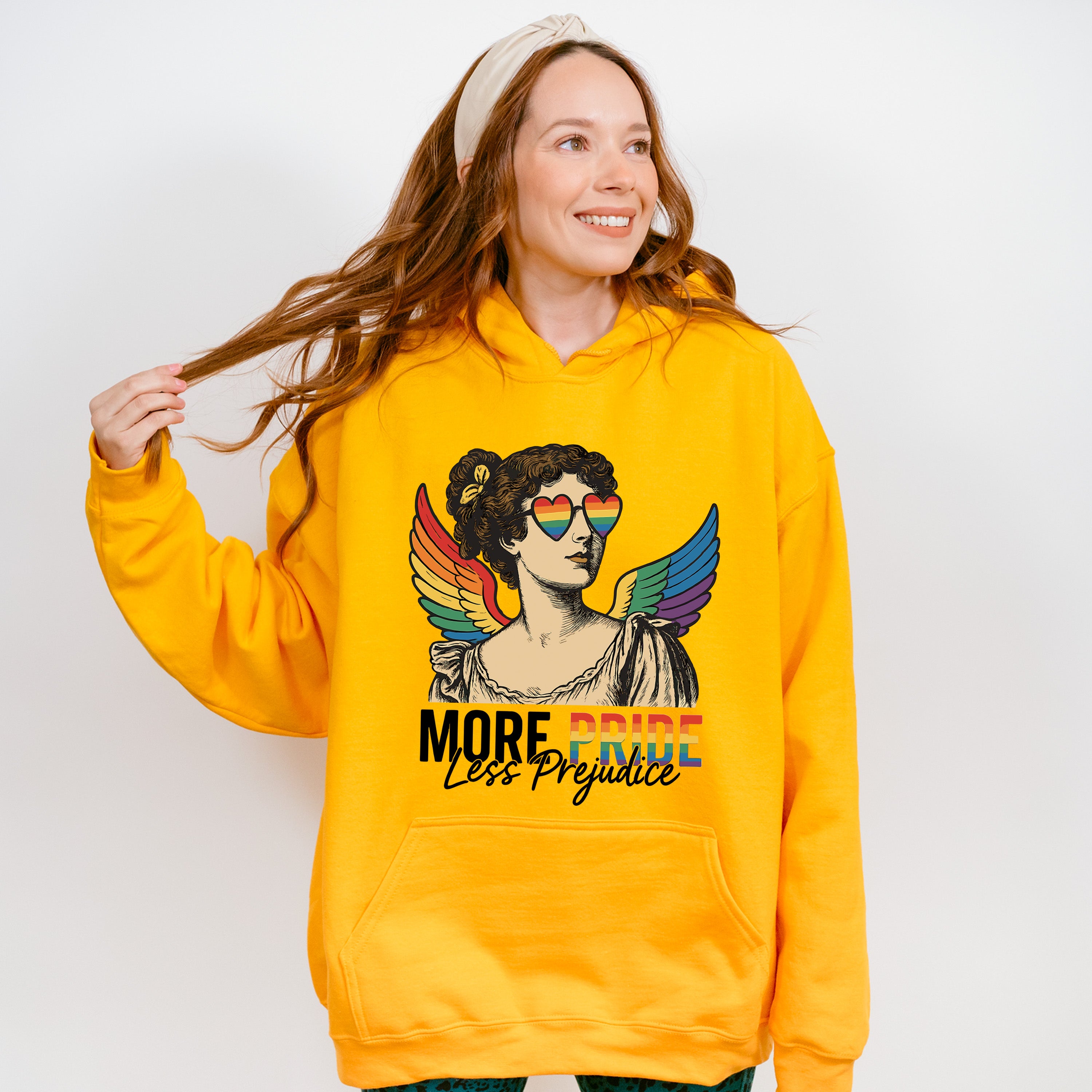 More Pride Less Prejudice - Gay Unisex Crewneck T-Shirt Sweatshirt Hoodie