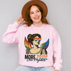 More Pride Less Prejudice - Gay Unisex Crewneck T-Shirt Sweatshirt Hoodie
