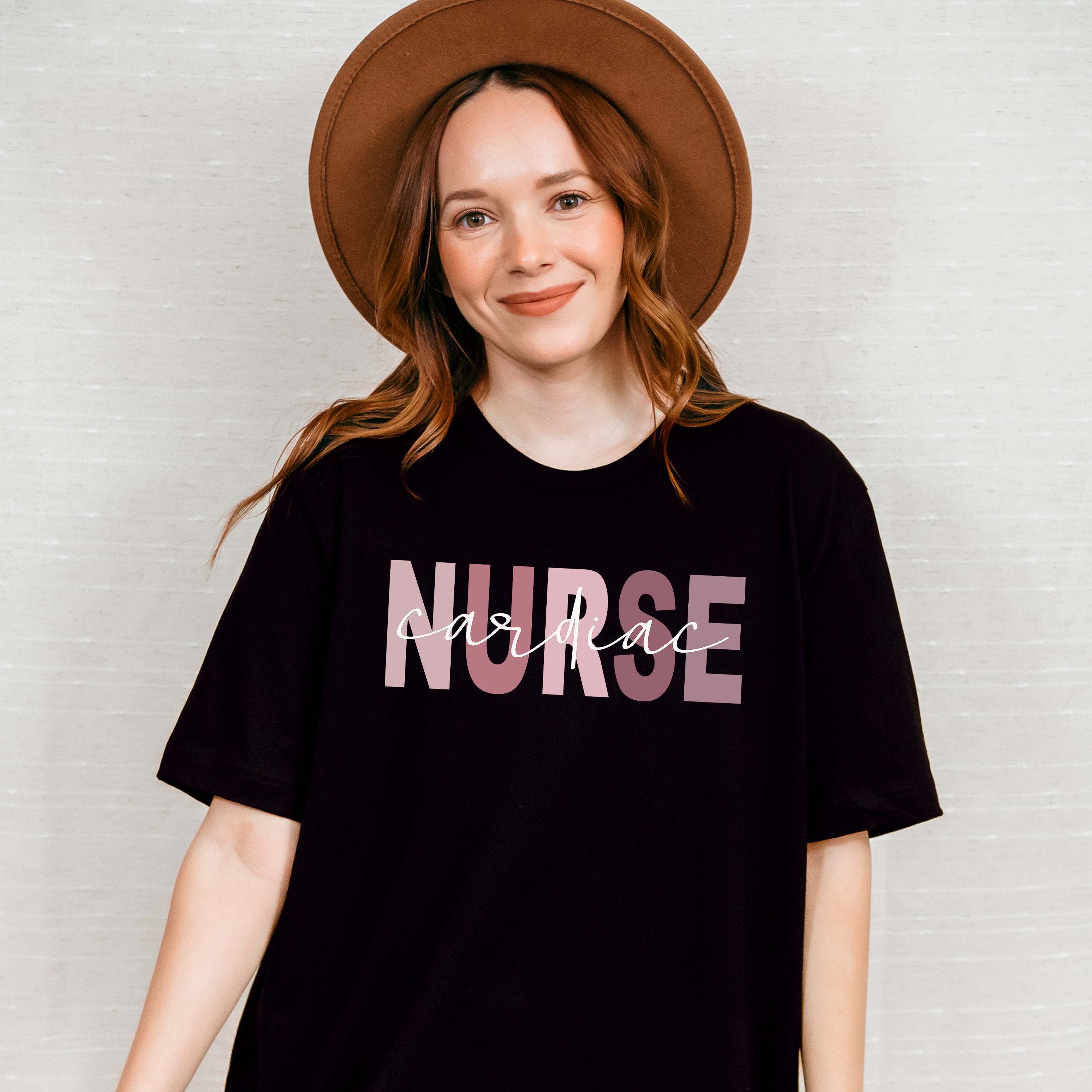 Cardiac Nurse Cursive Design - Cardiac Nurse Unisex Crewneck T-Shirt Sweatshirt Hoodie