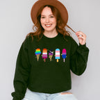 LGBT Ice Creams - Gay Unisex Crewneck T-Shirt Sweatshirt Hoodie