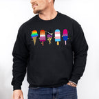 LGBT Ice Creams - Gay Unisex Crewneck T-Shirt Sweatshirt Hoodie