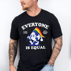 Everyone Is Equal, Love Always Wins - Gay Unisex Crewneck T-Shirt Sweatshirt Hoodie