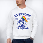 Everyone Is Equal, Love Always Wins - Gay Unisex Crewneck T-Shirt Sweatshirt Hoodie