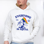Everyone Is Equal, Love Always Wins - Gay Unisex Crewneck T-Shirt Sweatshirt Hoodie