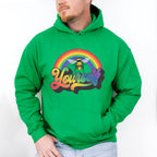 Yourself Bee Rainbow - Gay Unisex Crewneck T-Shirt Sweatshirt Hoodie