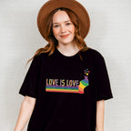 Love Is Love Rainbow - Gay Unisex Crewneck T-Shirt Sweatshirt Hoodie