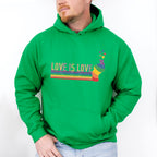 Love Is Love Rainbow - Gay Unisex Crewneck T-Shirt Sweatshirt Hoodie