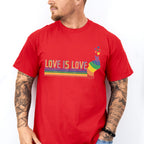Love Is Love Rainbow - Gay Unisex Crewneck T-Shirt Sweatshirt Hoodie