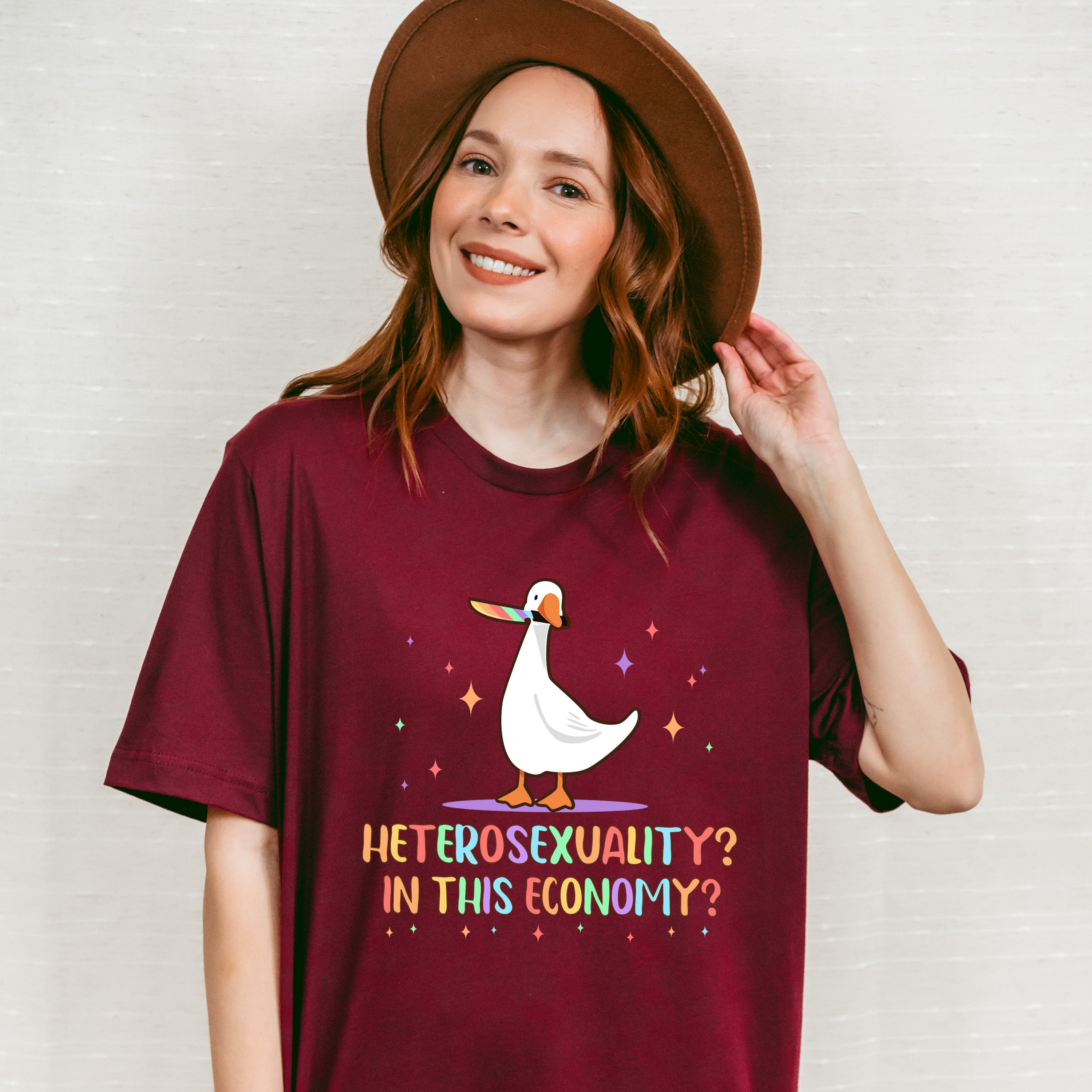 Heterosexuality In This Economy - Gay Unisex Crewneck T-Shirt Sweatshirt Hoodie
