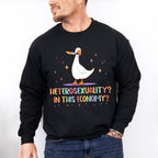 Heterosexuality In This Economy - Gay Unisex Crewneck T-Shirt Sweatshirt Hoodie
