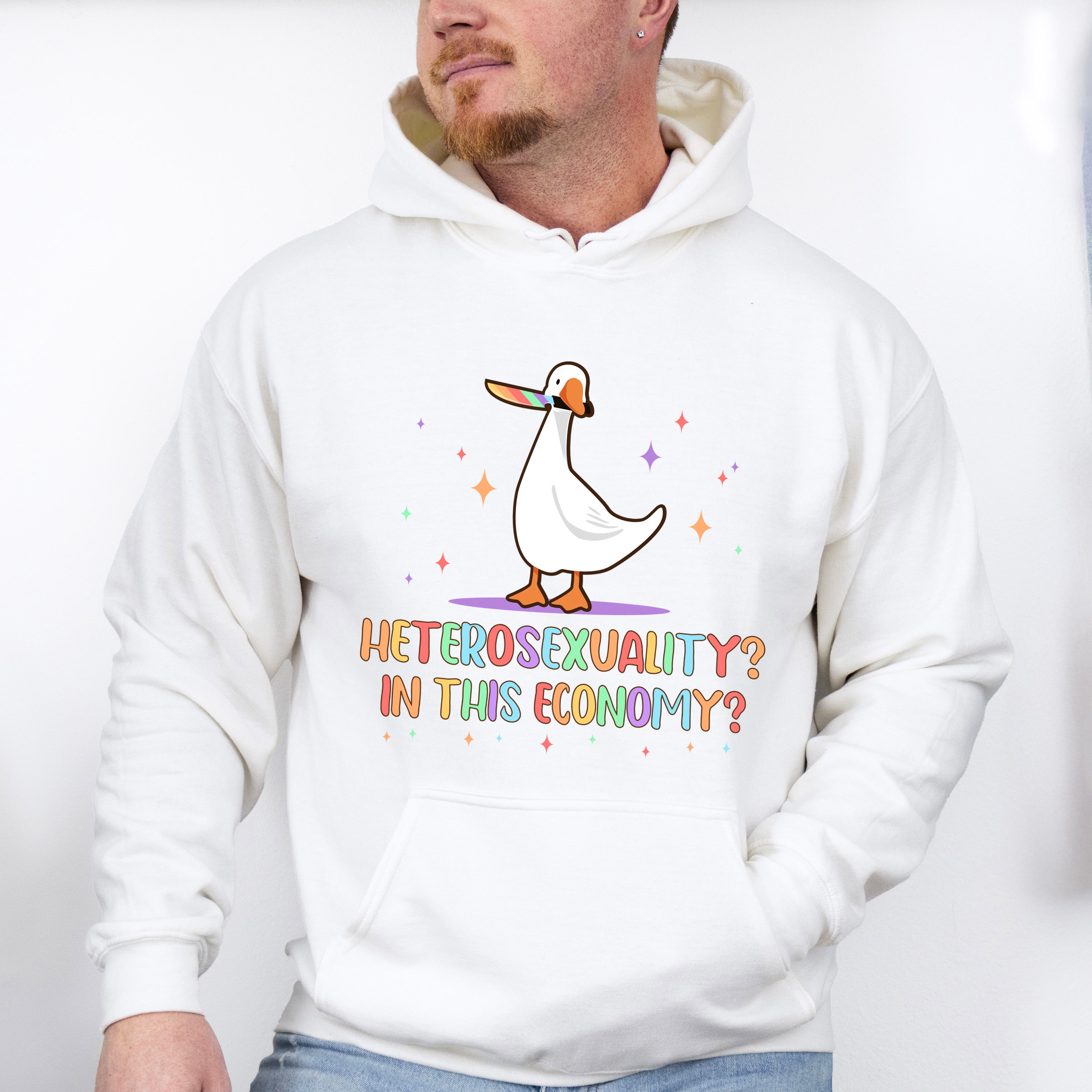 Heterosexuality In This Economy - Gay Unisex Crewneck T-Shirt Sweatshirt Hoodie