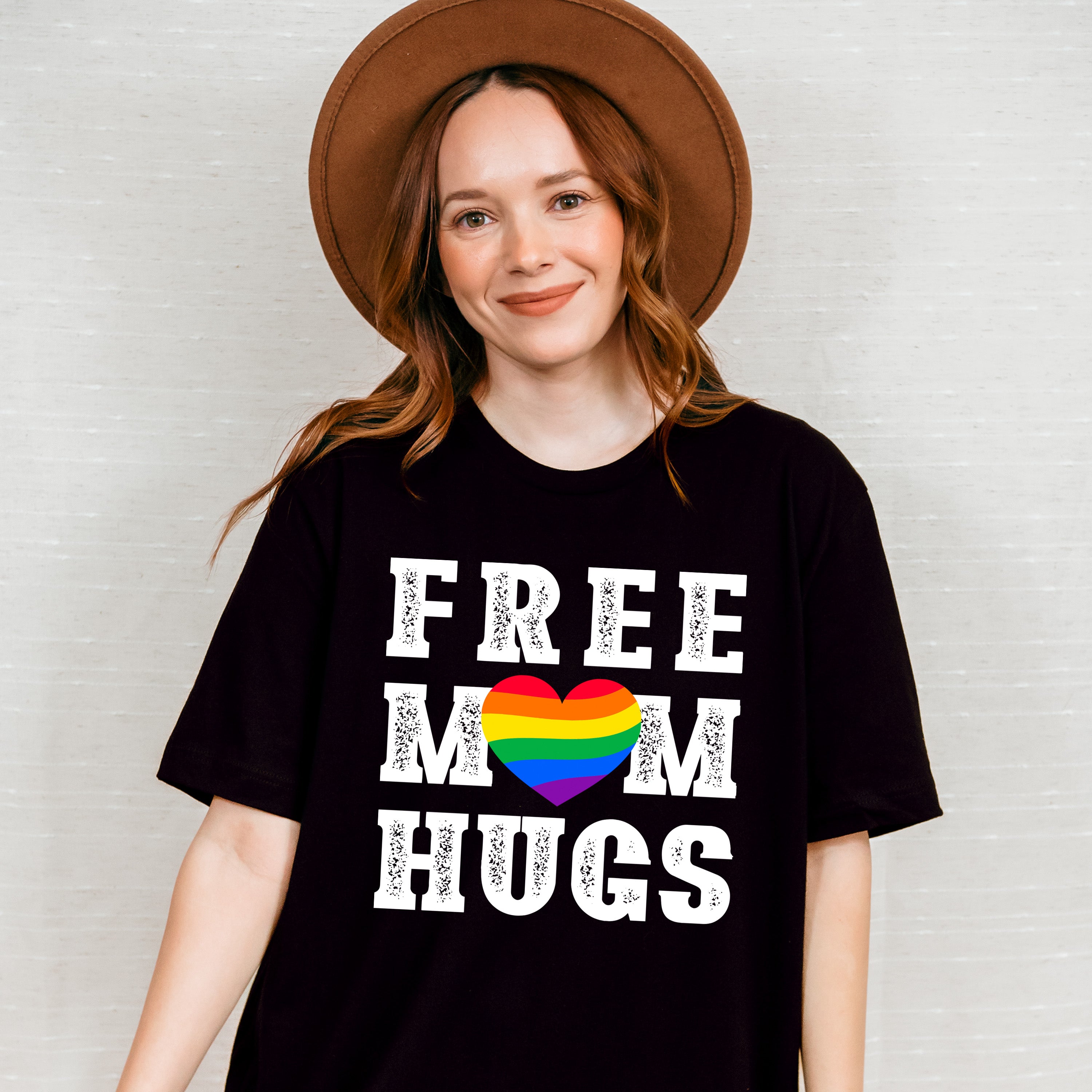 Free Mom Hugs - Gay Unisex Crewneck T-Shirt Sweatshirt Hoodie