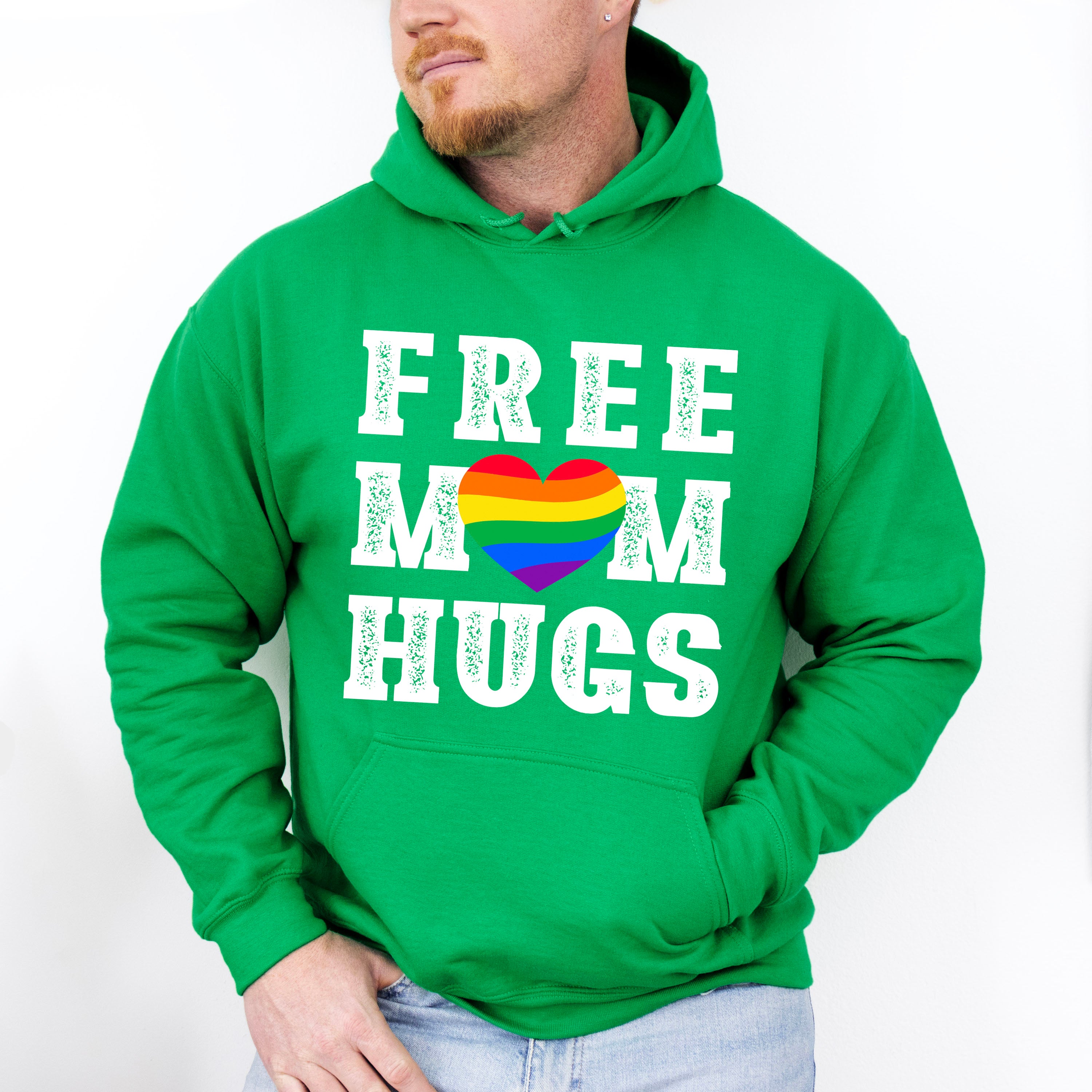 Free Mom Hugs - Gay Unisex Crewneck T-Shirt Sweatshirt Hoodie