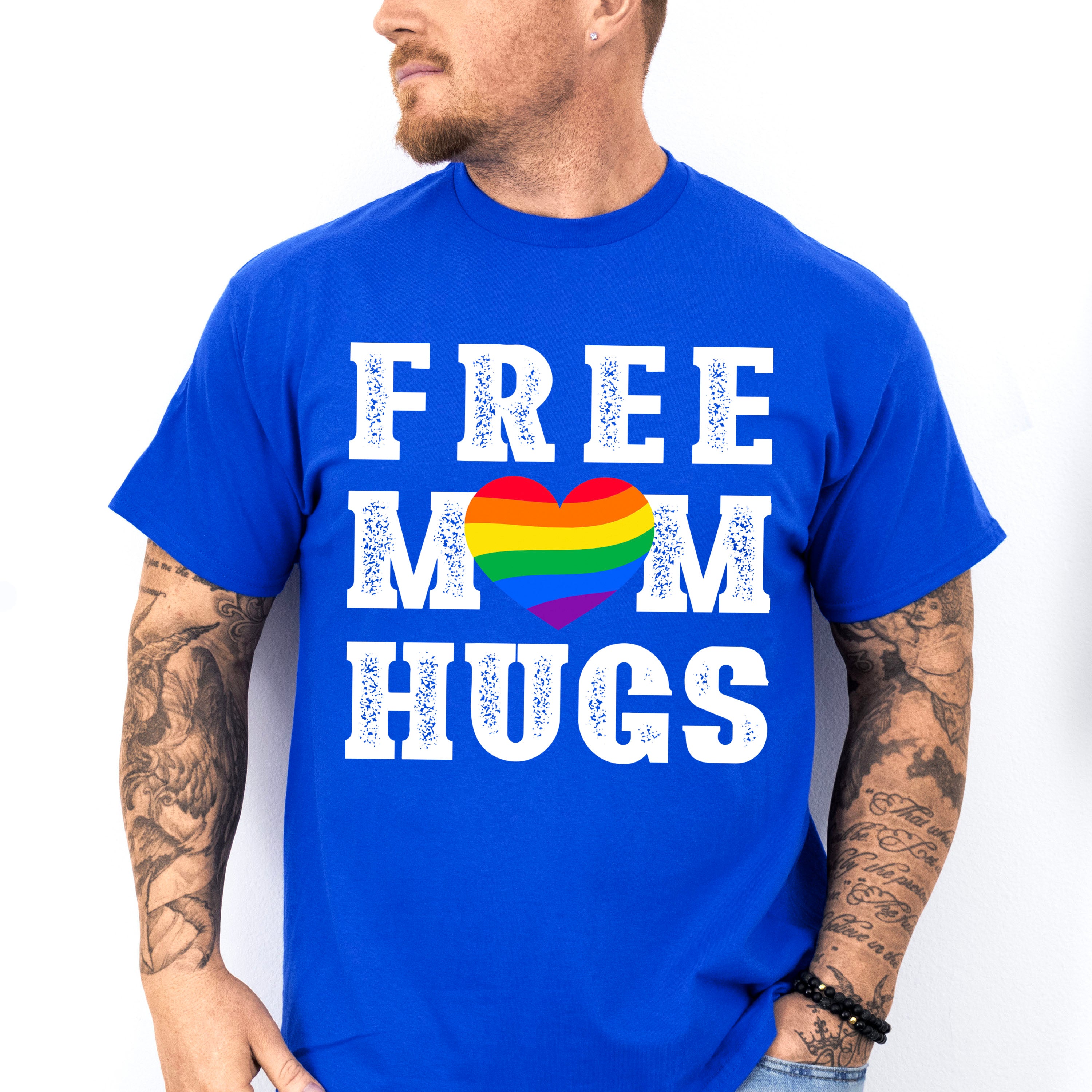 Free Mom Hugs - Gay Unisex Crewneck T-Shirt Sweatshirt Hoodie