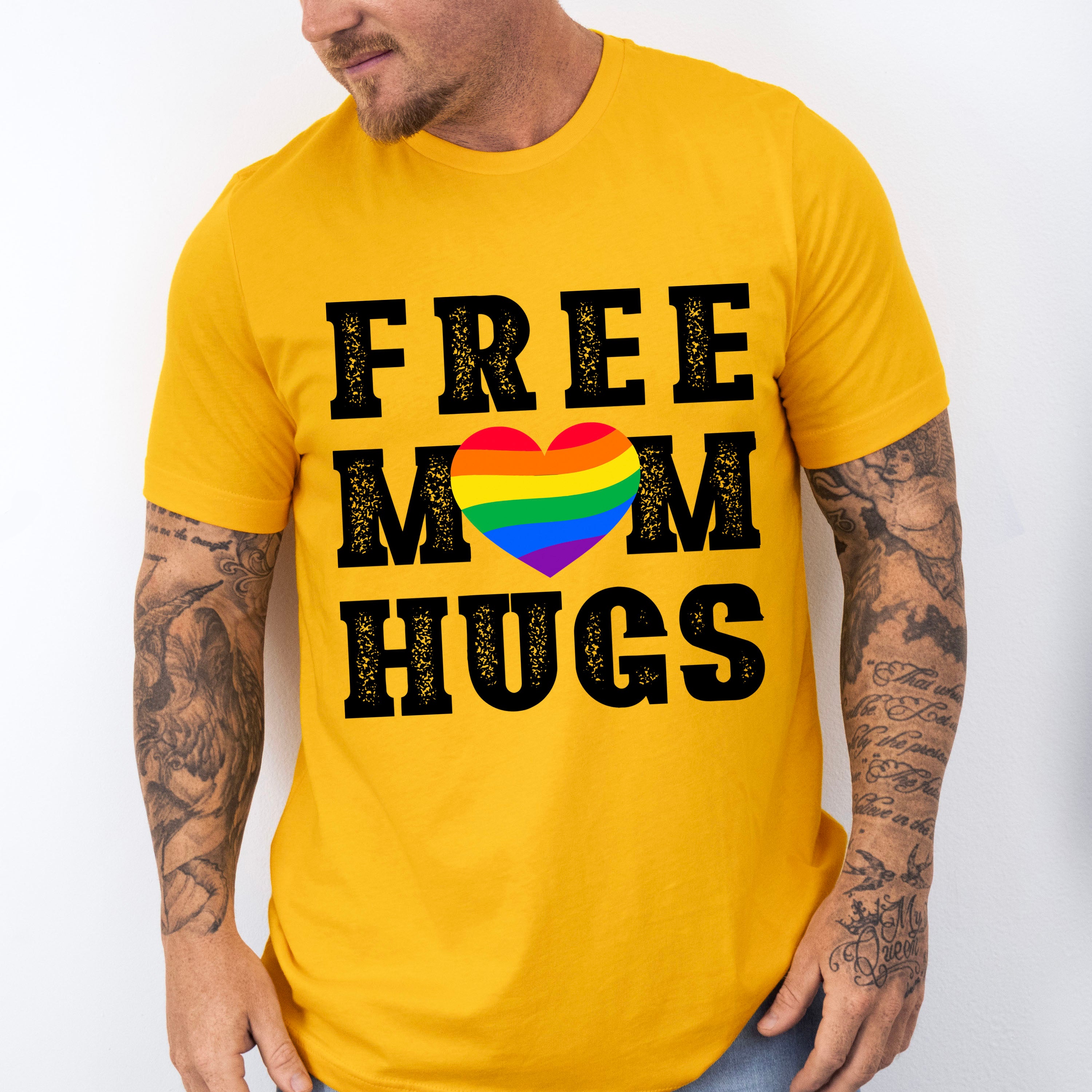 Free Mom Hugs - Gay Unisex Crewneck T-Shirt Sweatshirt Hoodie