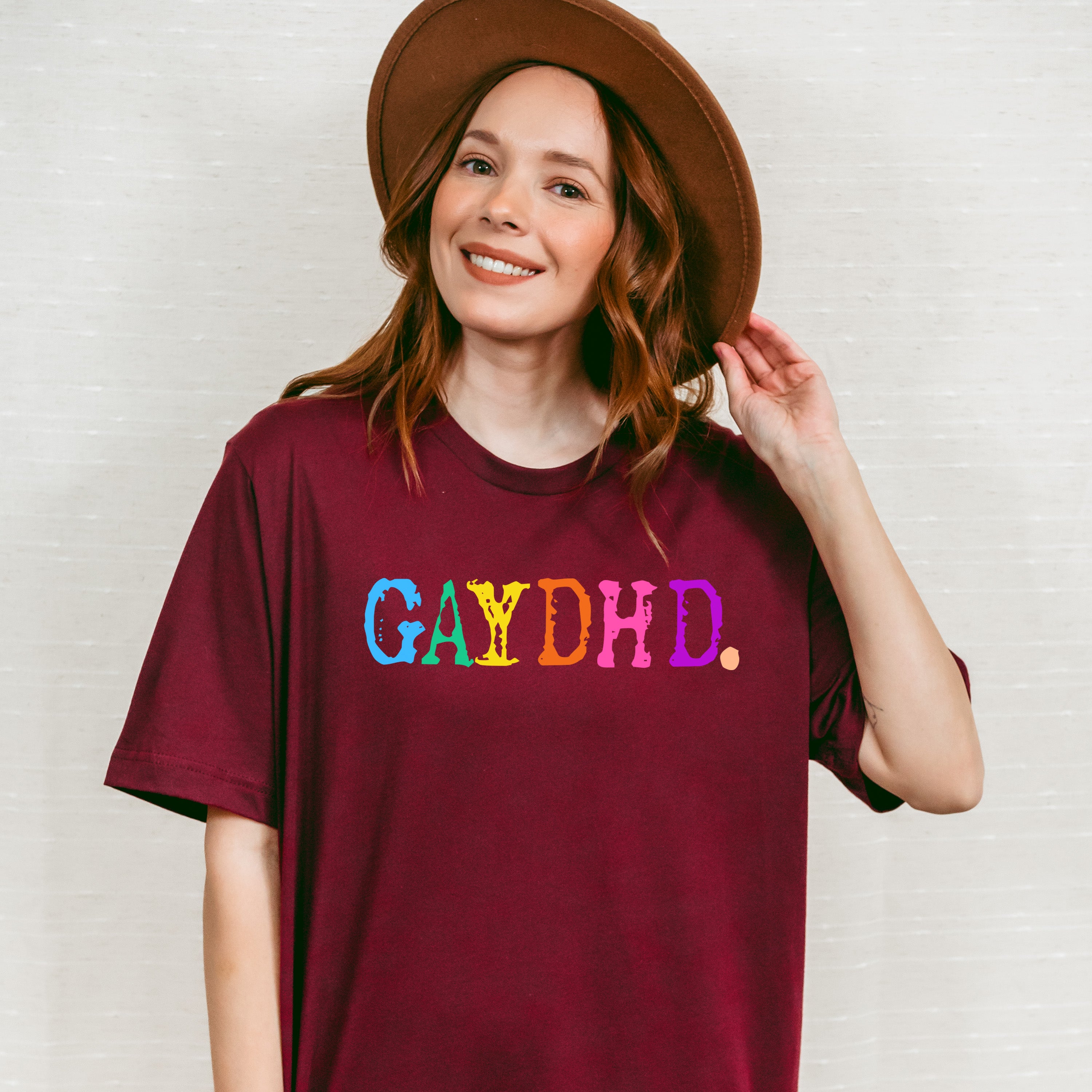 GAYDHD - Gay Unisex Crewneck T-Shirt Sweatshirt Hoodie