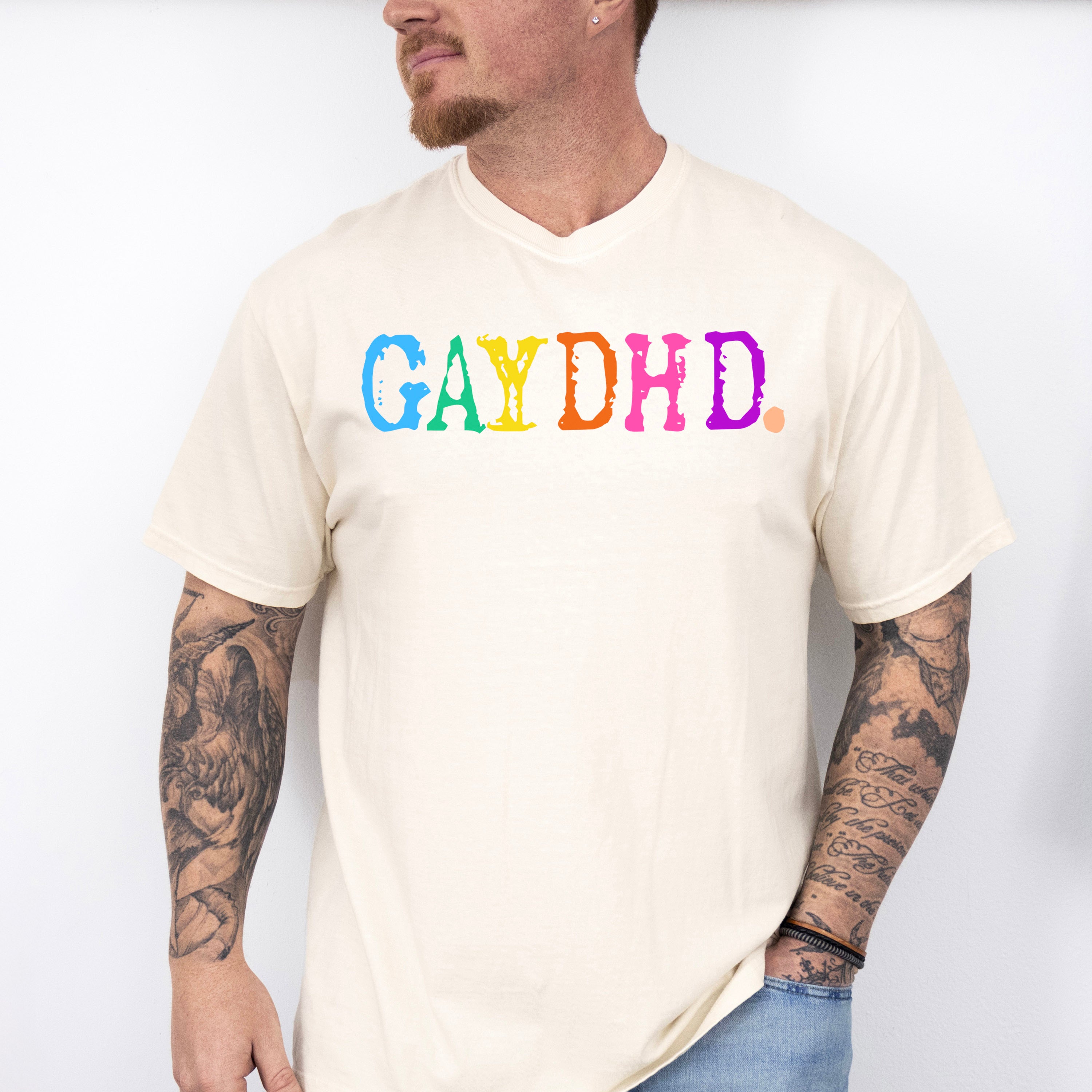GAYDHD - Gay Unisex Crewneck T-Shirt Sweatshirt Hoodie