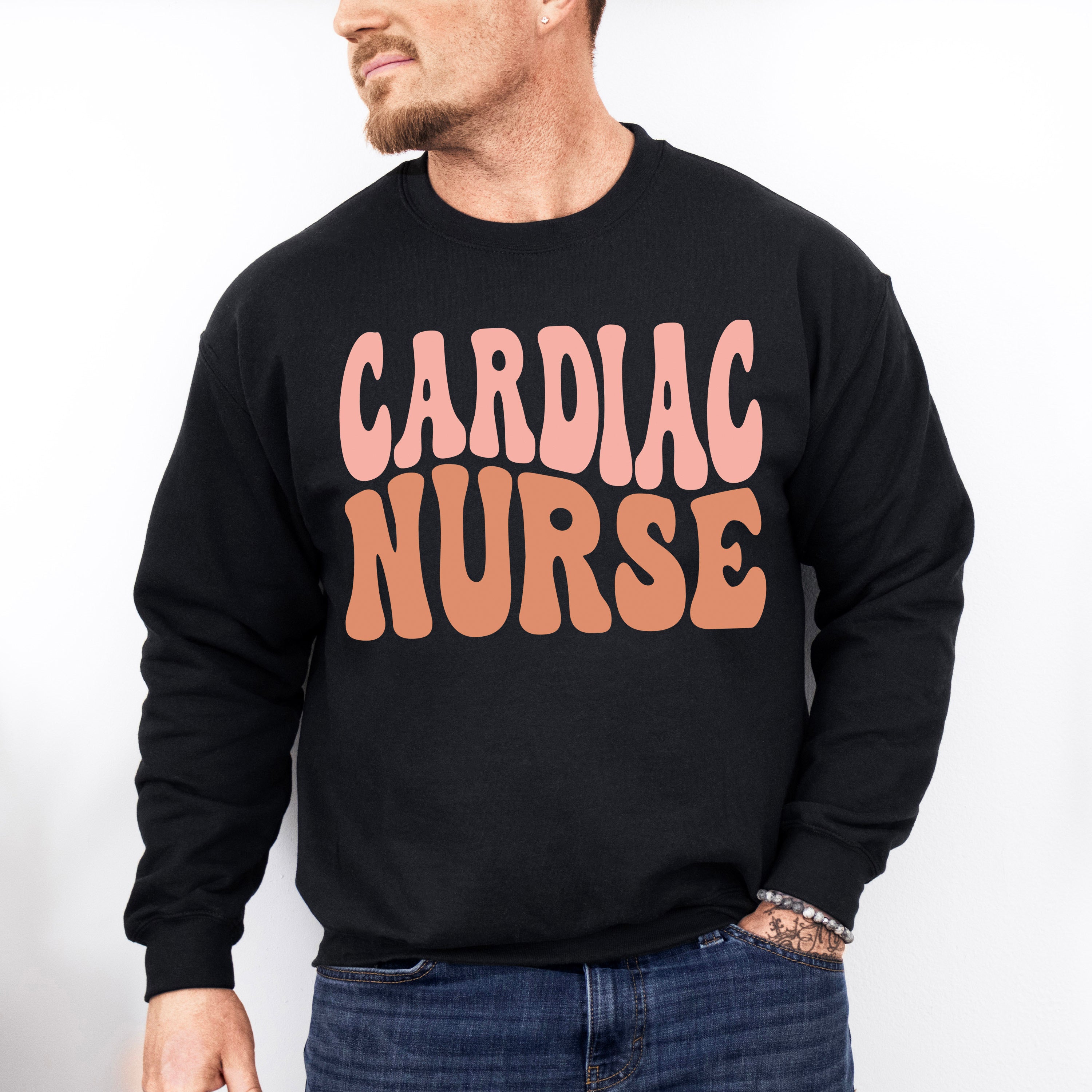 Cardiac Nurse Design - Cardiac Nurse Unisex Crewneck T-Shirt Sweatshirt Hoodie